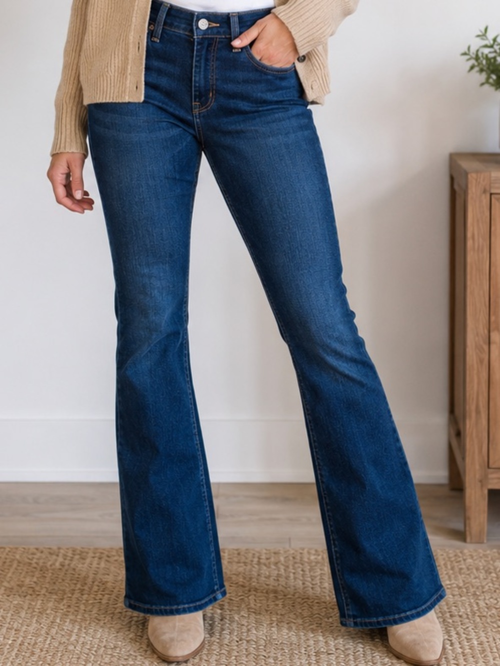 Levi's Women's Dark Blue Bootcut Jeans